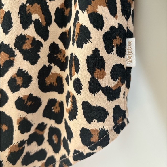 Brixton Leopard Print Button Down - Picture 4 of 10